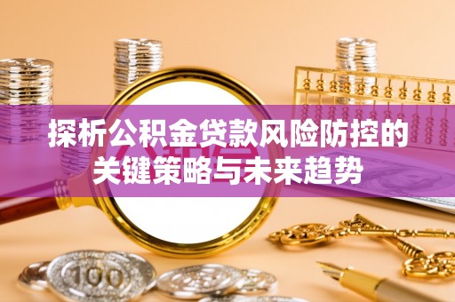 芒康探析公积金贷款风险防控的关键策略与未来趋势