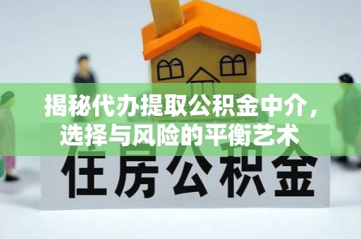 芒康揭秘代办提取公积金中介，选择与风险的平衡艺术