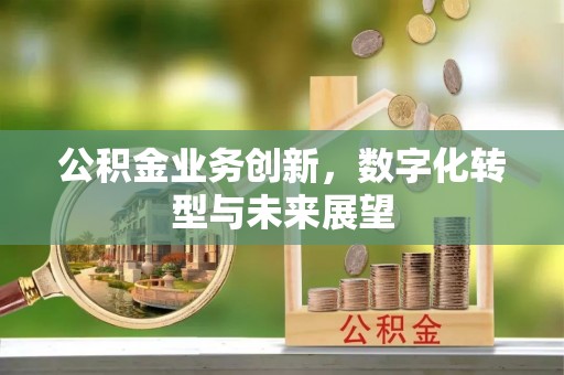 芒康公积金业务创新，数字化转型与未来展望